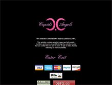 Tablet Screenshot of cupidsangelsescorts.com